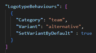 Set Variant By Default Example